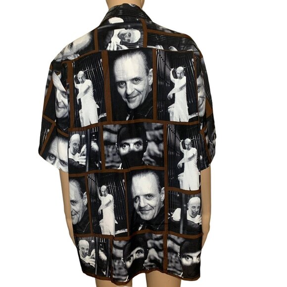 WACKO MARIA SILENCE OF THE LAMBS HAWAIIAN SHIRT MENS SZ M NEW NWT. #38 - Picture 2 of 11